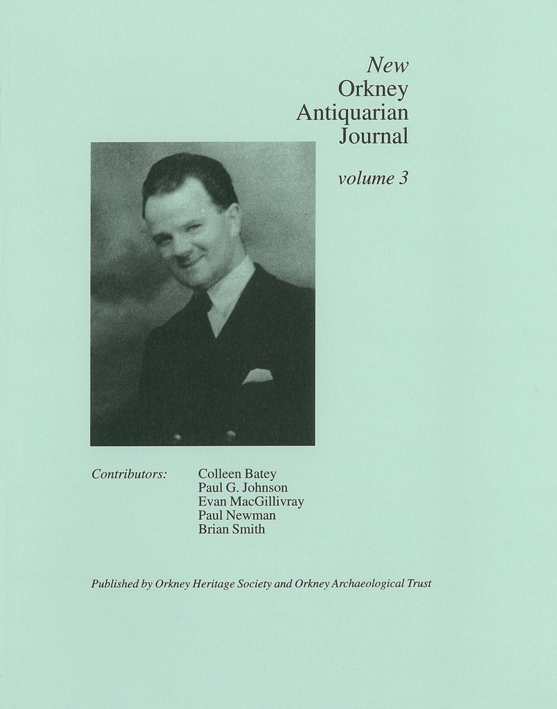 New Orkney Antiquarian Journal - Volume 3