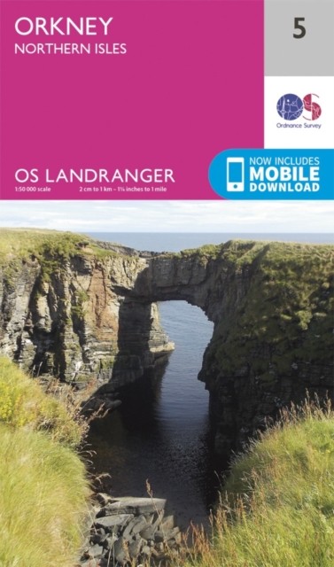 Orkney - Northern Isles - 5 - OS Landranger Map