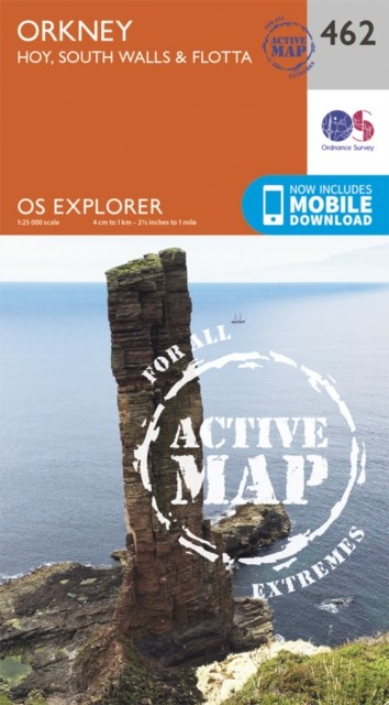 Orkney - Hoy, South Walls and Flotta - 462 - OS Explorer ACTIVE Map