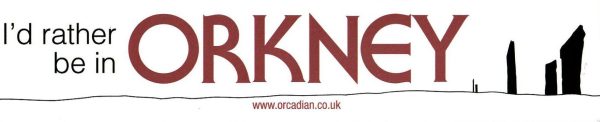 Window Sticker - I'd rather be in Orkney