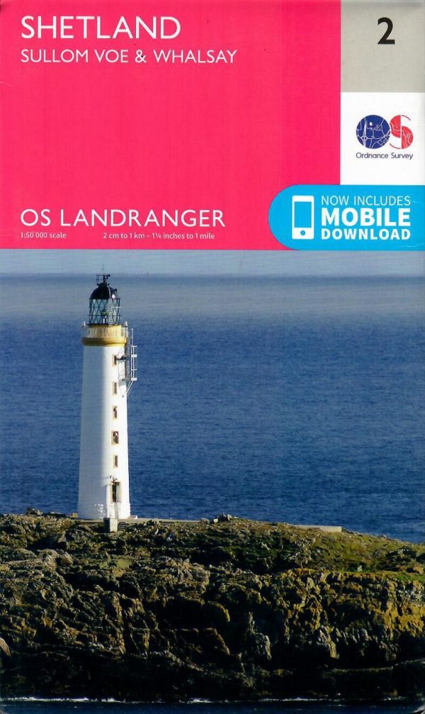 Shetland - Sullom Voe and Whalsay - 2 - OS Landranger Map