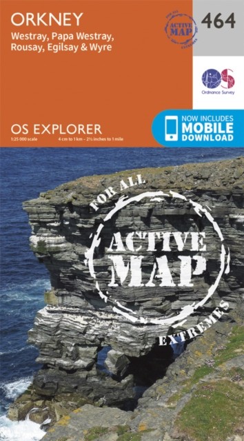 Orkney - Westray, Papa Westray, Rousay, Egilsay and Wyre - 464 - OS Explorer ACTIVE Map