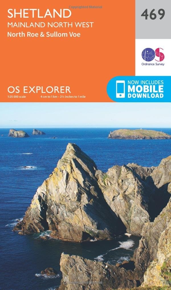 Shetland - Mainland North West - 469 OS Explorer Map