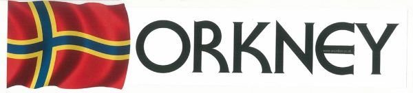 Window Sticker - Orkney Flag