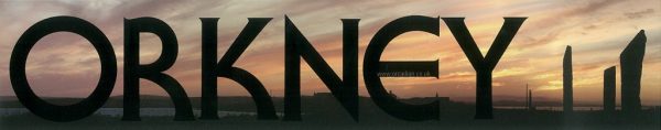 Window Sticker - Orkney Sunset