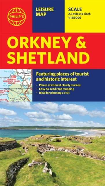 Philip's Orkney & Shetland Leisure Map