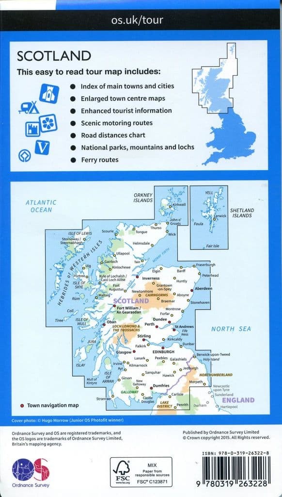 Scotland - OS Tour Map