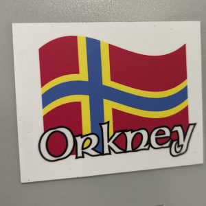 Orkney Magnet - Flag