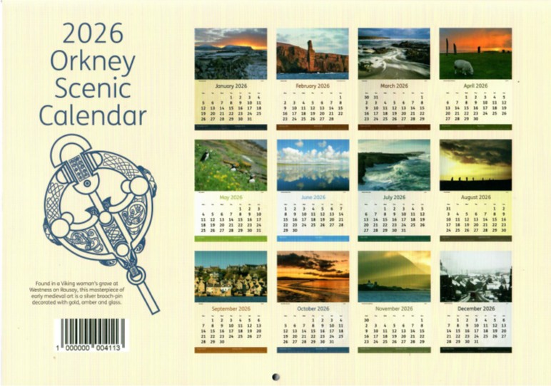 Orkney Scenic 2026 Calendar