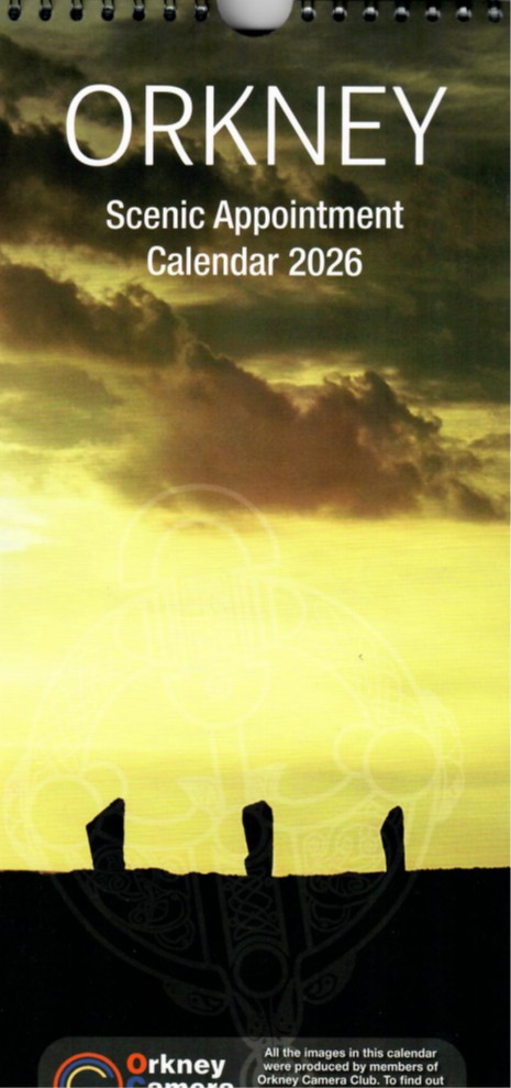 Orkney Scenic Appointment 2026 Calendar